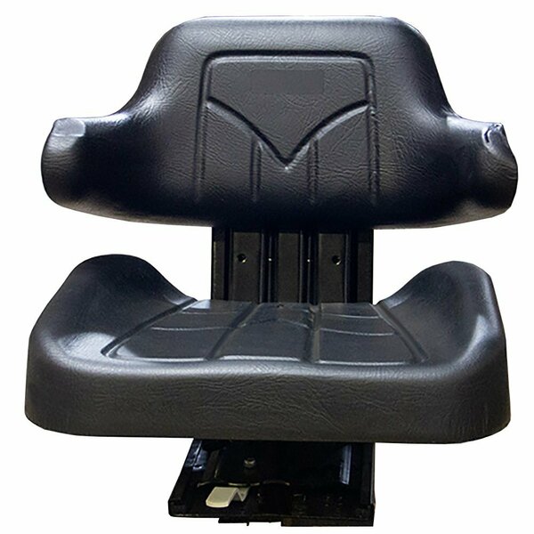 Aftermarket Universal Tractor Poly Seat with Adjustable Suspension SEQ90-0403